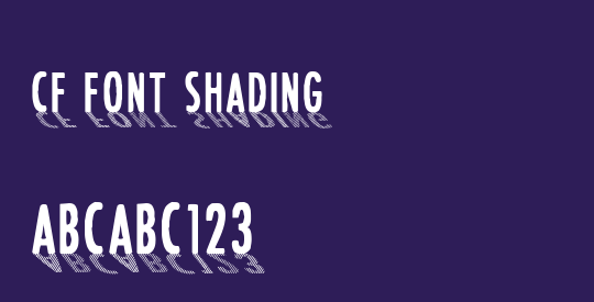 CF Font Shading 