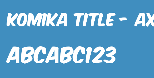 Komika Title - Axis