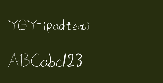 YGY-ipadtexi