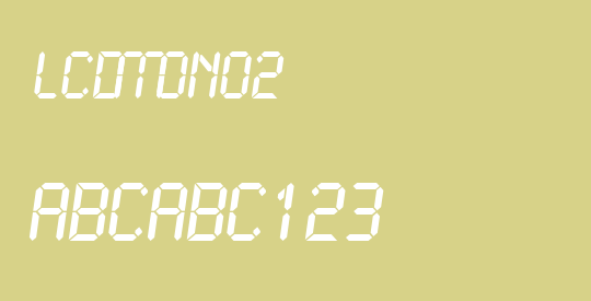 LCDMono2