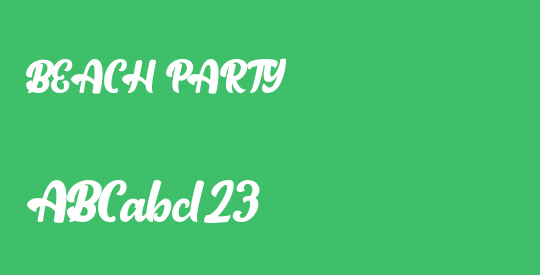 BEACH PARTY