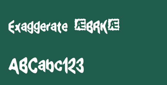 Exaggerate (BRK)