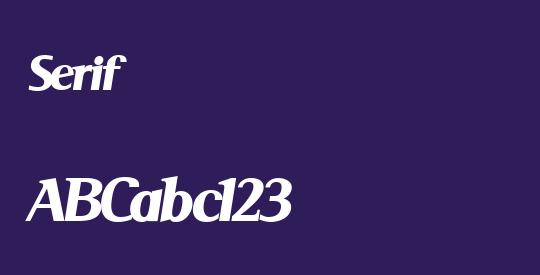 Serif