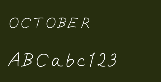 OCTOBER