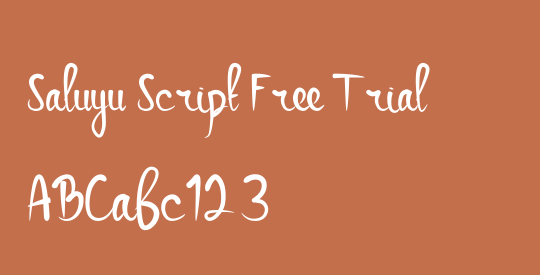 Saluyu Script Free Trial
