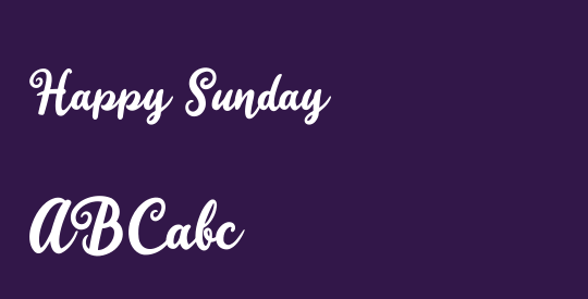 Happy Sunday
