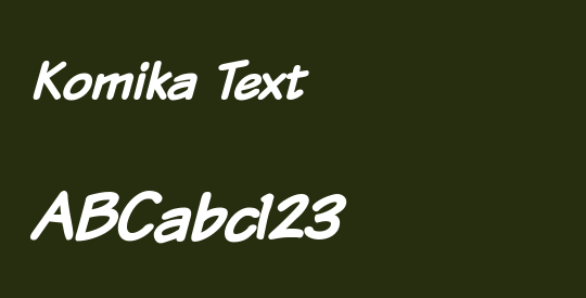 Komika Text