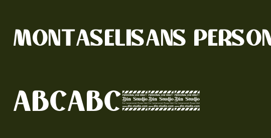Montaselisans Personal Use