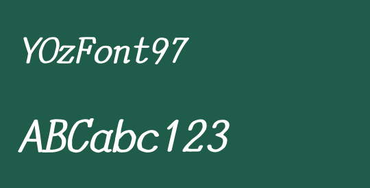 YOzFont97