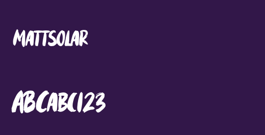 Mattsolar