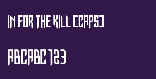 In for The Kill [caps]