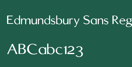 Edmundsbury Sans Regular