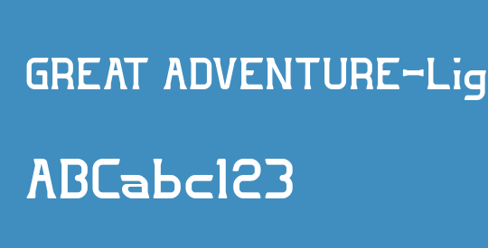 GREAT ADVENTURE-Light