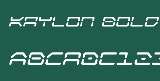 Kaylon Bold Italic