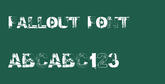 Fallout Font