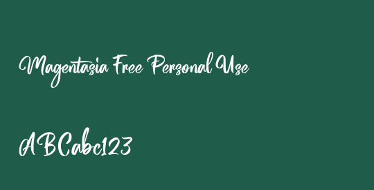 Magentasia Free Personal Use
