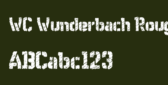 WC Wunderbach Rough Bta