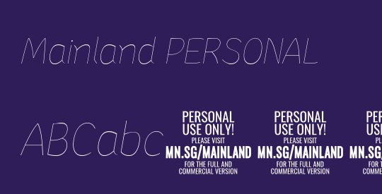 Mainland PERSONAL