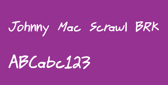Johnny Mac Scrawl BRK
