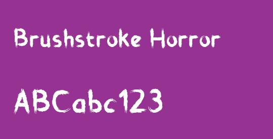 Brushstroke Horror