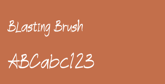Blasting Brush