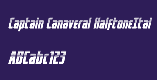 Captain Canaveral HalftoneItal