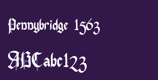 Pennybridge 1563