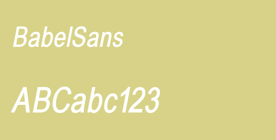BabelSans
