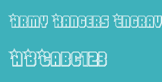 Army Rangers Engraved