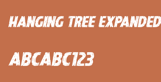Hanging Tree Expanded Italic