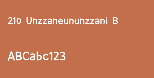 210 Unzzaneununzzani B