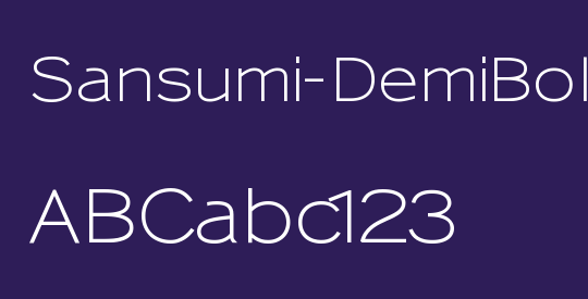 Sansumi-DemiBold