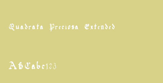 Quadrata Preciosa Extended