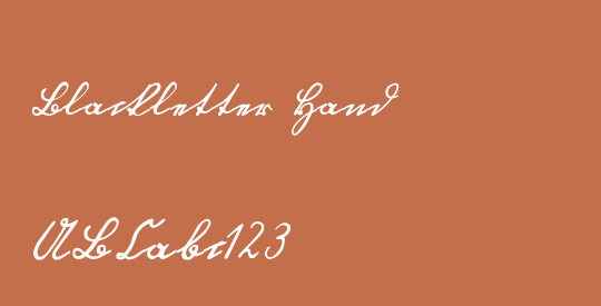 Blackletter Hand