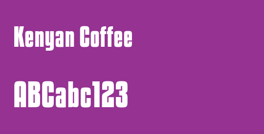 Kenyan Coffee