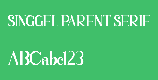 SINGGEL PARENT SERIF