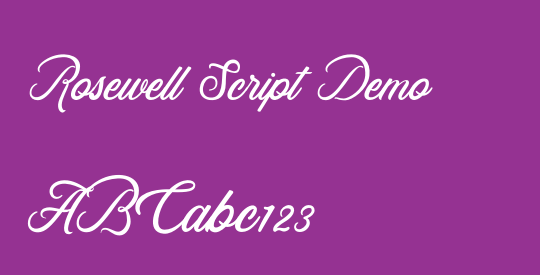 Rosewell Script Demo