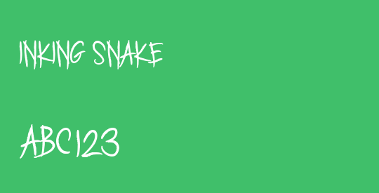 INKING SNAKE
