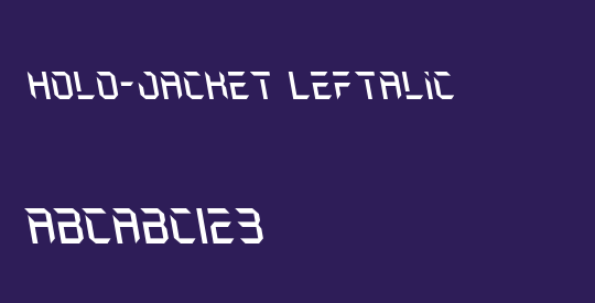 Holo-Jacket Leftalic