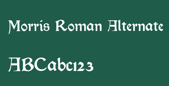 Morris Roman Alternate