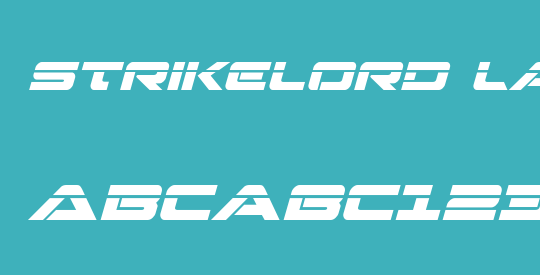 Strikelord Laser Italic