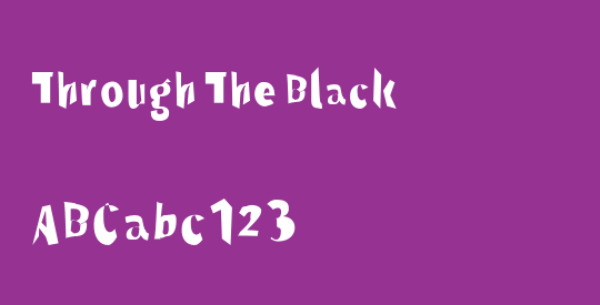 Through The Black