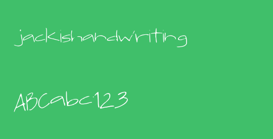 jackishandwriting