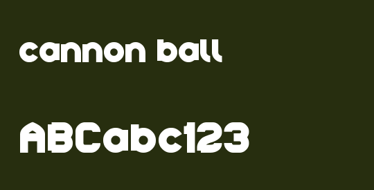 cannon ball