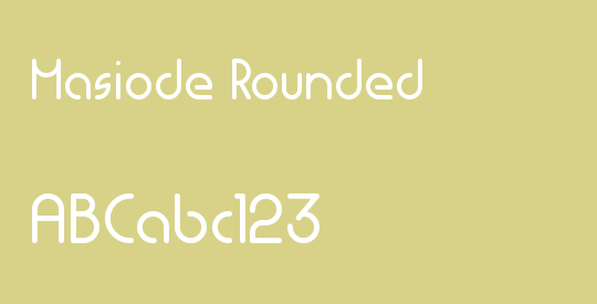 Masiode Rounded