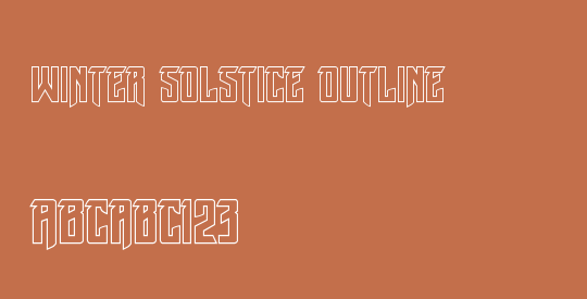 Winter Solstice Outline