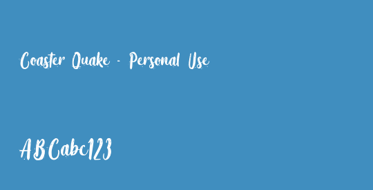 Coaster Quake - Personal Use