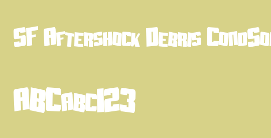 SF Aftershock Debris CondSolid