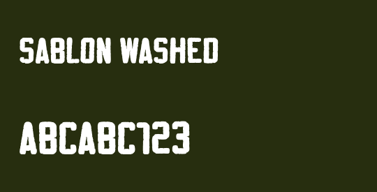 Sablon Washed
