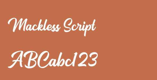 Mackless Script